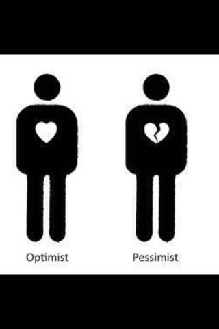 The Heart of Perspective: Optimism vs. Pessimism ❤️🖤