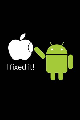 Appleपल आणि Android