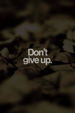 Don't Give Up