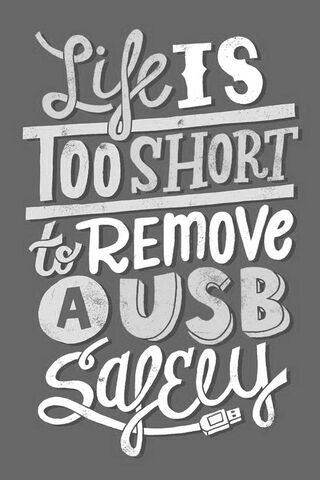 The USB Dilemma: A Modern Life Lesson