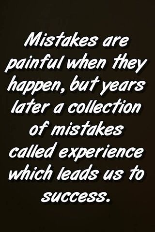 Mistakes