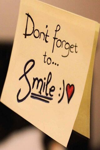 Don't Forget To Smile