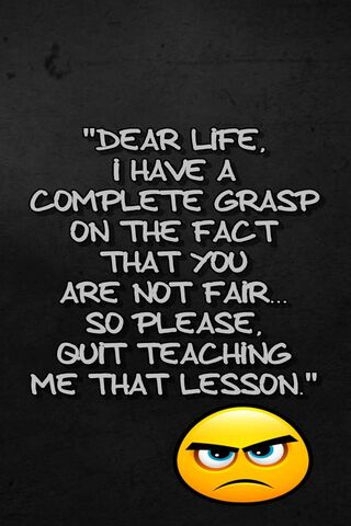 Life's Unfair Lessons