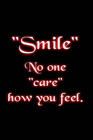 The Irony of a Smile 😊