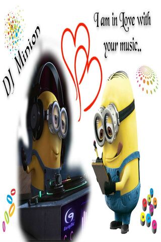 DJ Minion's Musical Romance 🎶❤️