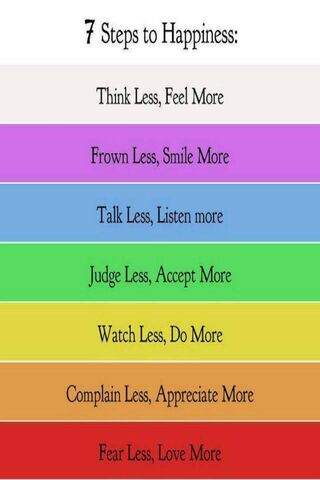 Steps For Happiness