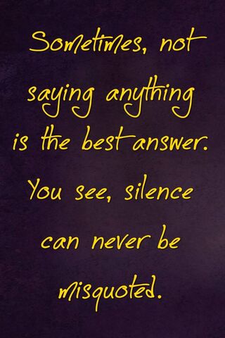 The Power of Silence 🤫✨