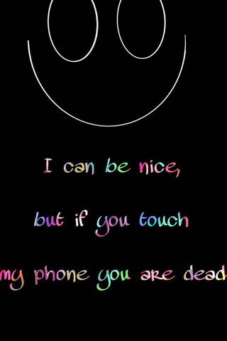 Taucia's Playful Warning: A Touchy Subject! 😄📱