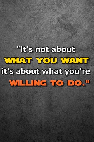 Commitment Over Desire