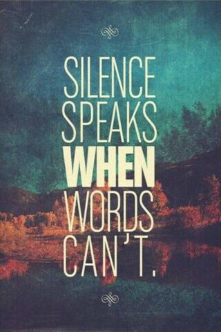 Silence Speaks