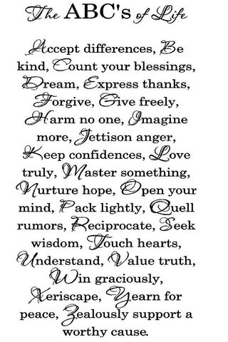 The Abc Of Life