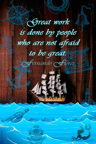 Embracing Greatness: A Nautical Inspiration
