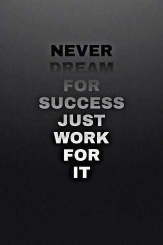 Work for Your Dreams! 💪✨