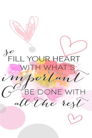 Heartfelt Priorities 💖