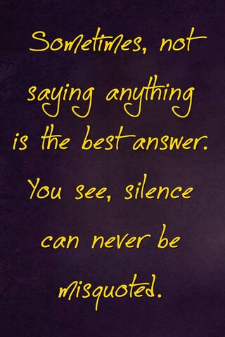 The Power of Silence 🤫✨
