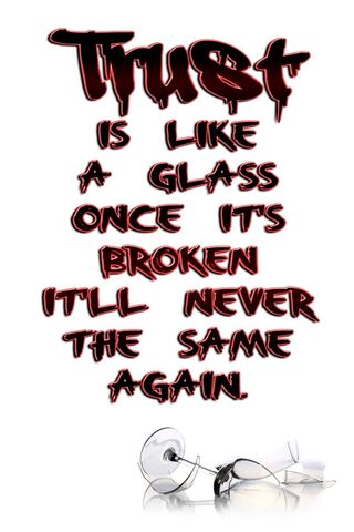 Fragile Bonds: The Glass of Trust