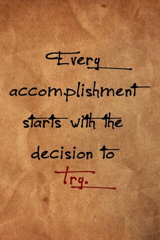 The Power of Trying: A Journey Begins
