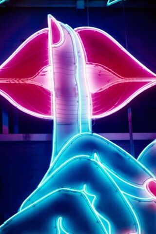 Whispers in Neon: The Art of Silence ✨🤫