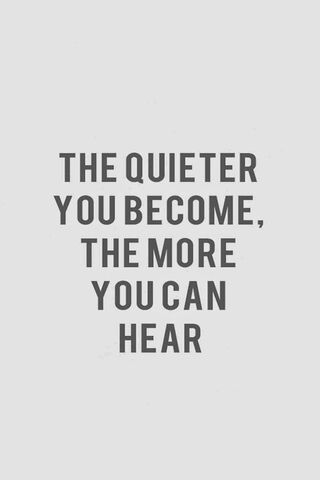 Embracing Stillness: The Power of Quiet