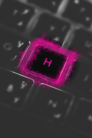 HD wallpaper: razer, keyboard, h, letter, technology, macro, red, black,  glow | Wallpaper Flare