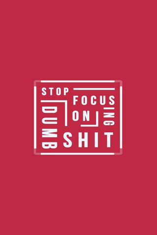 Stop Focusing