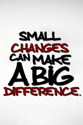 Transformative Impact: The Power of Small Changes