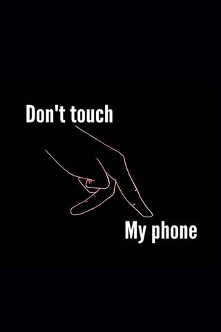 Non toccare il mio telefono