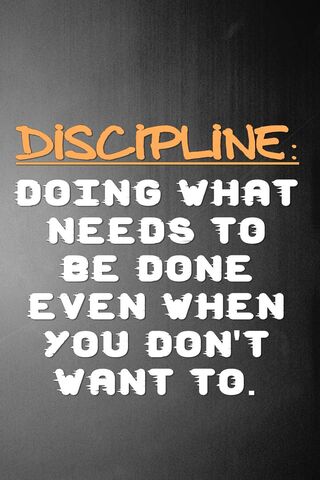 discipline wallpaper | Visualize quotes, Love picture quotes, Caption quotes