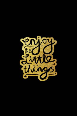 Enjoy The Lil Things