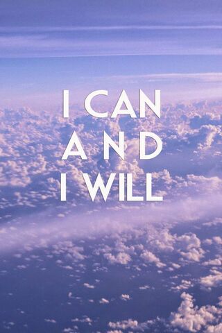मैं कर सकता हूं और मैं करूगा