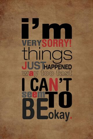 A Heartfelt Apology