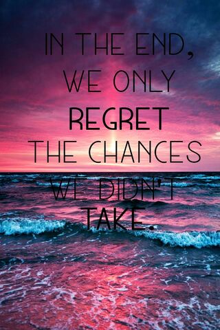 Embracing Opportunities: A Reflection on Regret