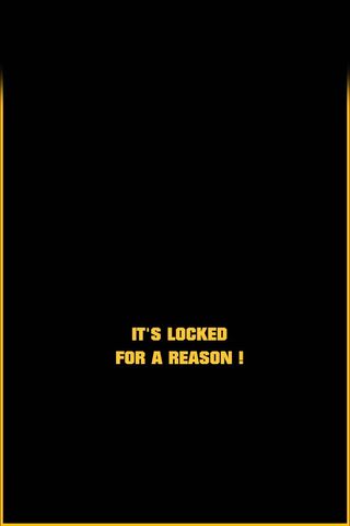 Caution: Locked for a Purpose! 🚫🔒