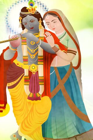 Krishna With Radha