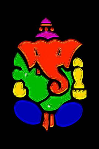 Vibrant Lord Ganapathi: The Remover of Obstacles 🎨✨