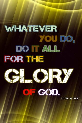 Living for His Glory ✨