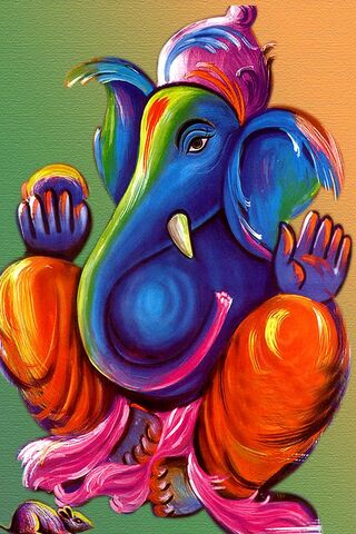 Vibrant Blessings of Lord Ganesh 🎨✨