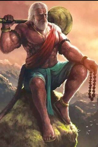 The Mighty Lord Hanuman..