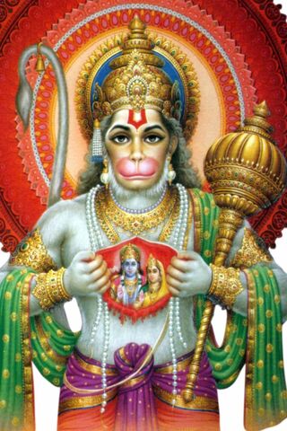 Subhavastu - Spiritual God Desktop Mobile Wallpapers - Category: Hanuman -  Image: Anjaneya Swamy Mobile Wallpapers_407