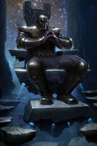 The Mad Titan's Throne: A Cosmic Reflection