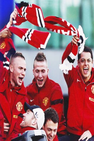 Celebrating the Red Devils! 🎉⚽