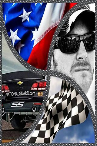 Racing Glory: Dale Jr. in Action! 🏁🇺🇸