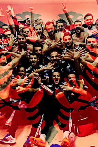 Unity in Victory: Albanian Spirit Unleashed! 🇦🇱✨