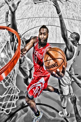 Slam Dunk Superstar: James Harden in Action! 🏀🔥