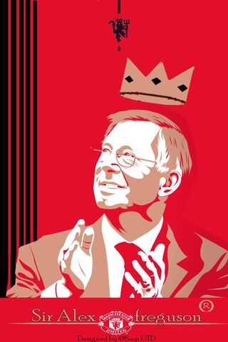 The Legendary Sir Alex: A Crowned Icon of Manchester United 👑⚽