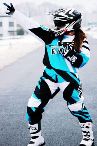 Fearless Rider: The Spirit of Adventure 🏍️✨