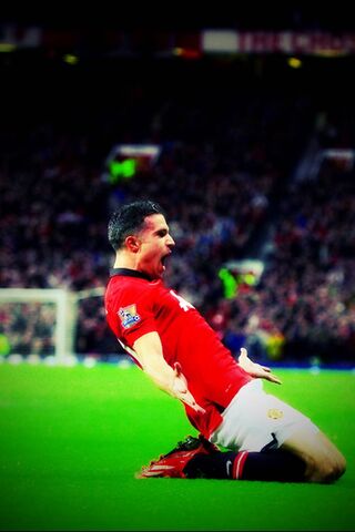 The Iconic Celebration of Van Persie ⚽🎉