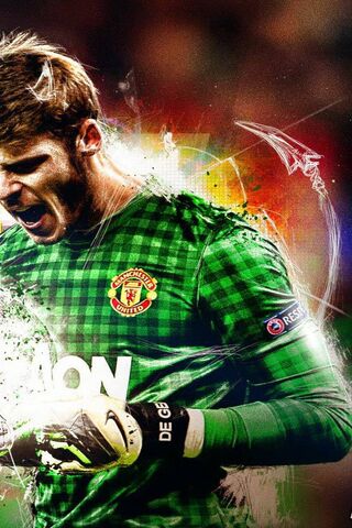 The Guardian of the Goal: De Gea in Action! 🥅⚽