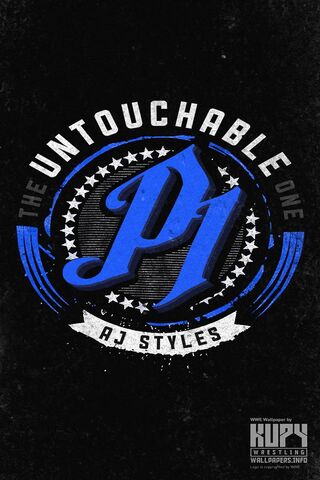 The Untouchable One: AJ Styles Wallpaper