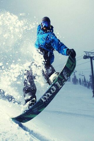 Carving Through the Powder: Snowboard Adventure! 🏂❄️